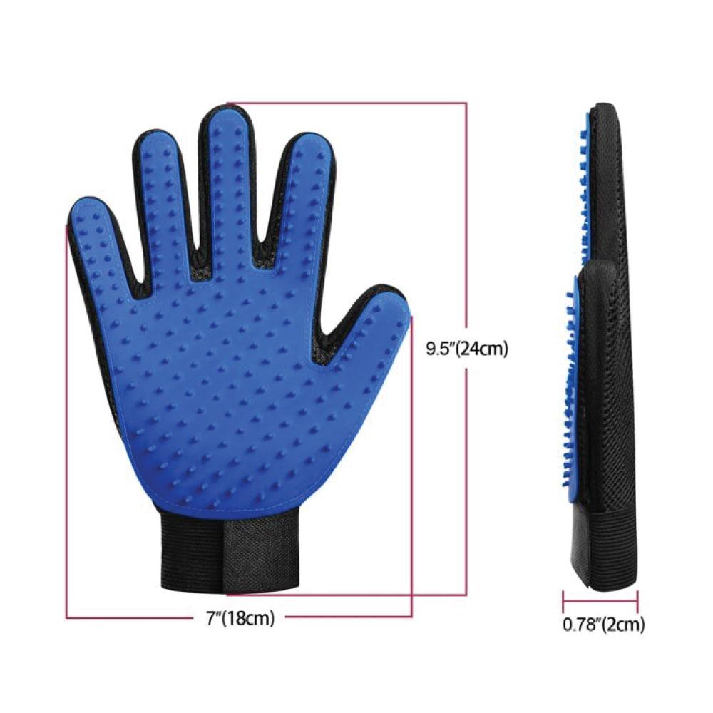 2-in-1 Pet De-shedding and Massage Glove