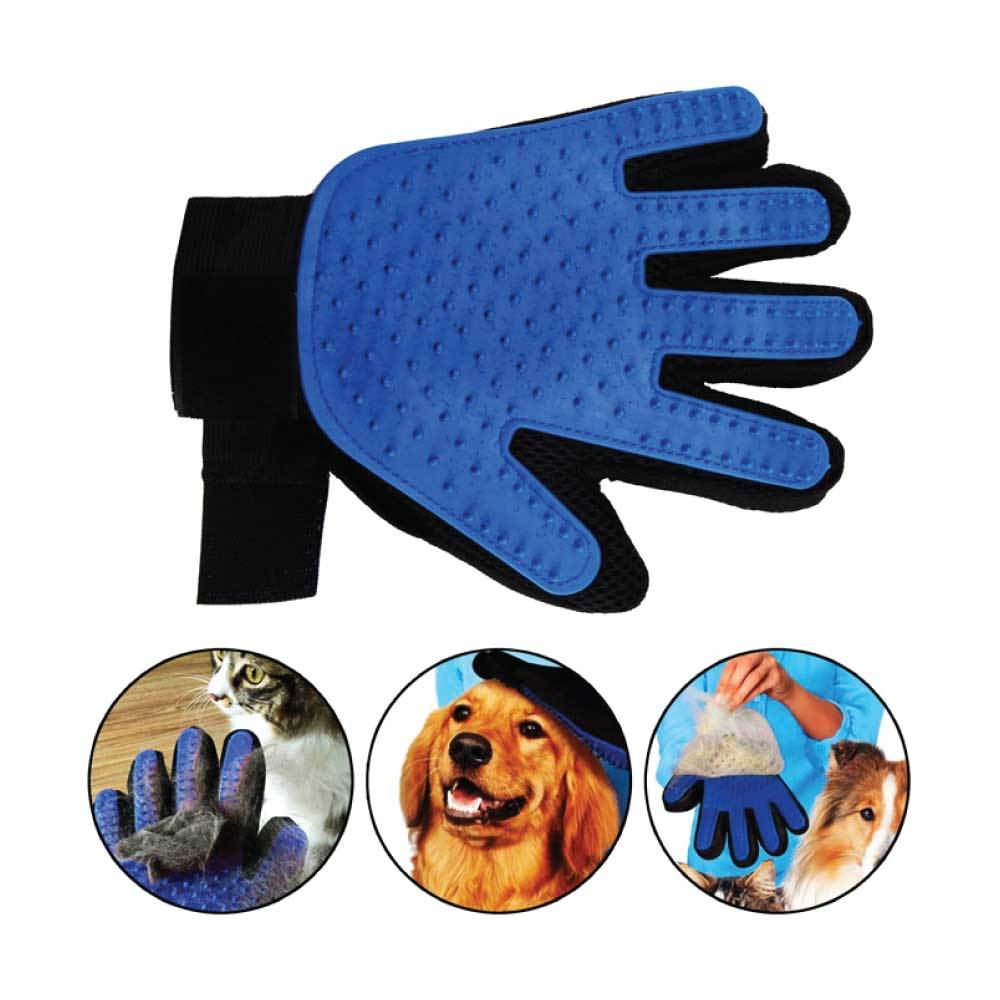 2-in-1 Pet De-shedding and Massage Glove