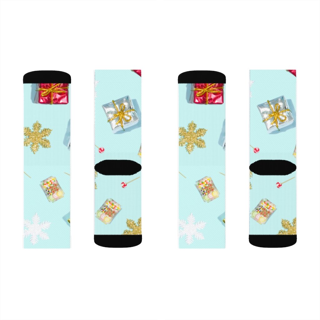Holiday Print Novelty Socks