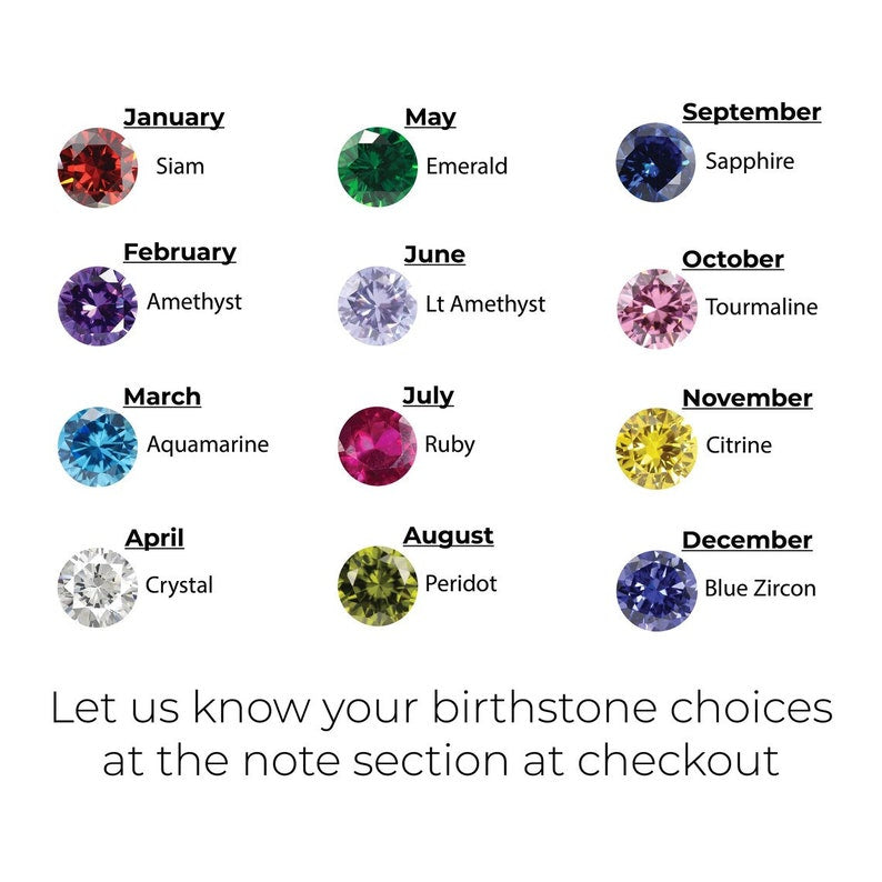 Birthstone Huggies Earrings