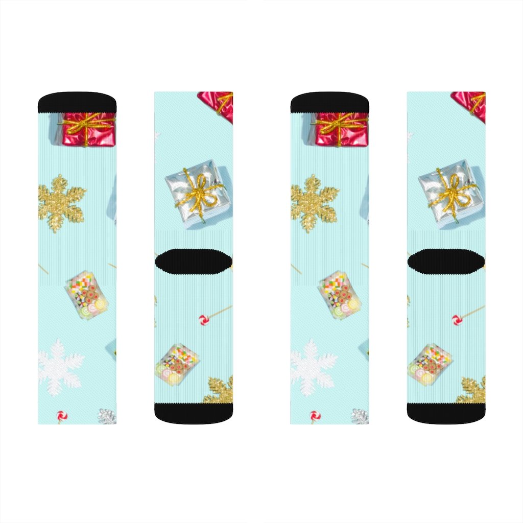 Holiday Print Novelty Socks