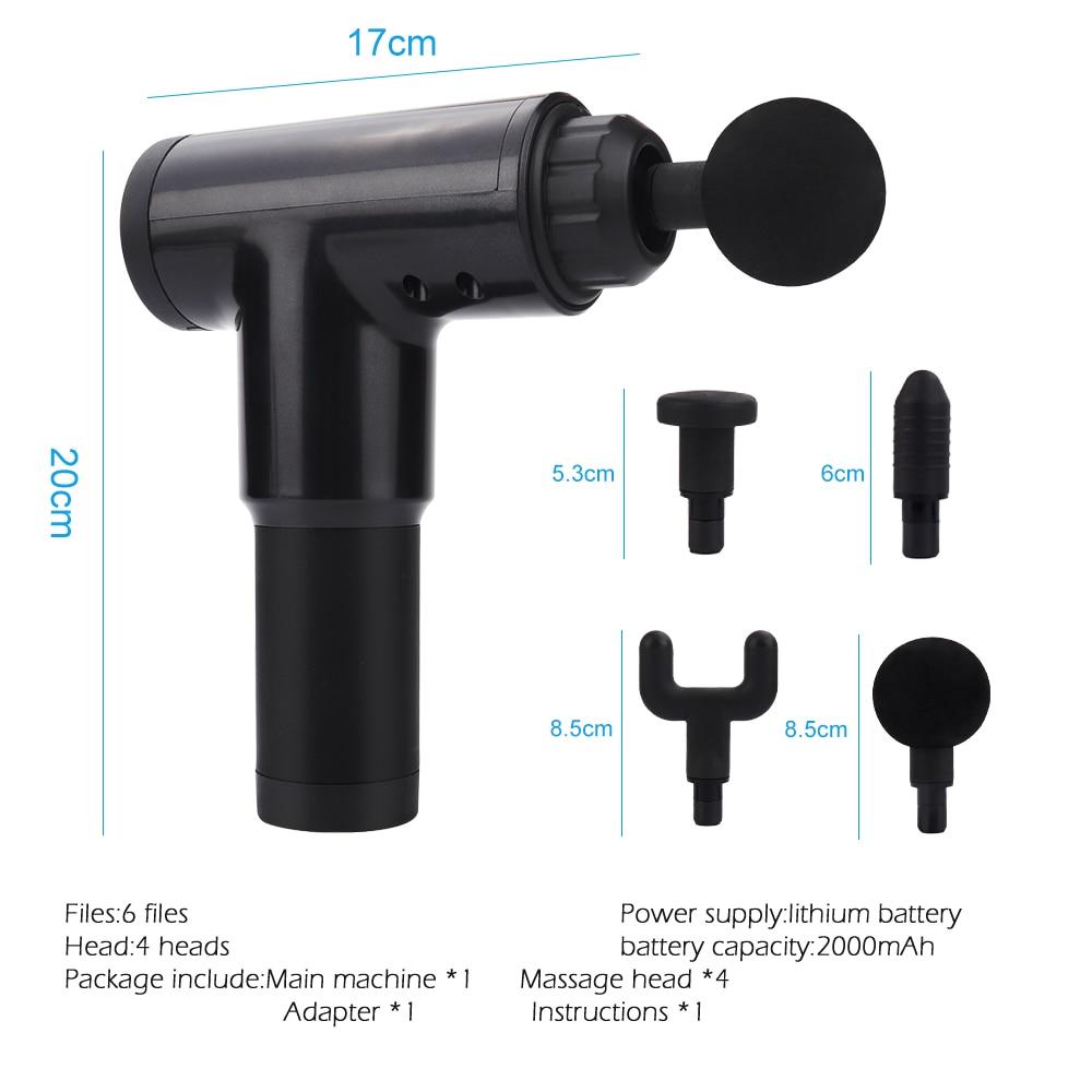 6 Speeds Handheld Gun Massager