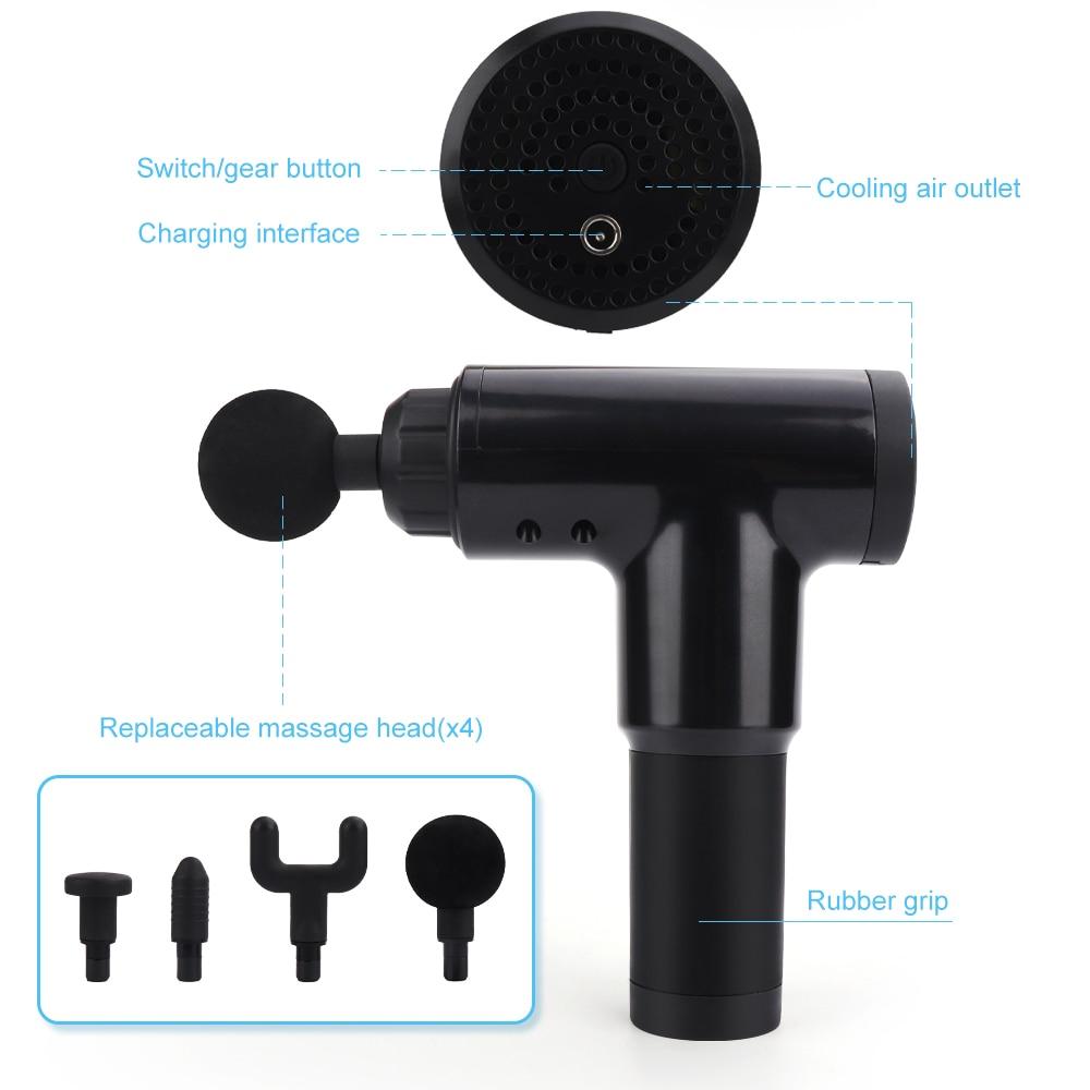 6 Speeds Handheld Gun Massager