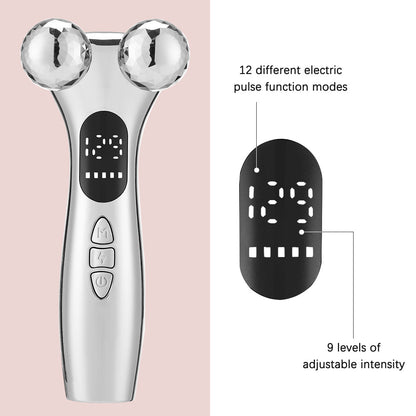 4D Facial Roller Massager for Face & Neck – Skin Care Tool