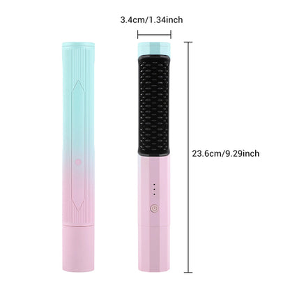 Wireless Straightener Curler Comb