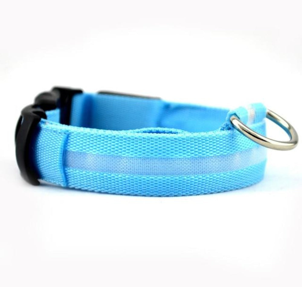 Nylon LED Dog Collar